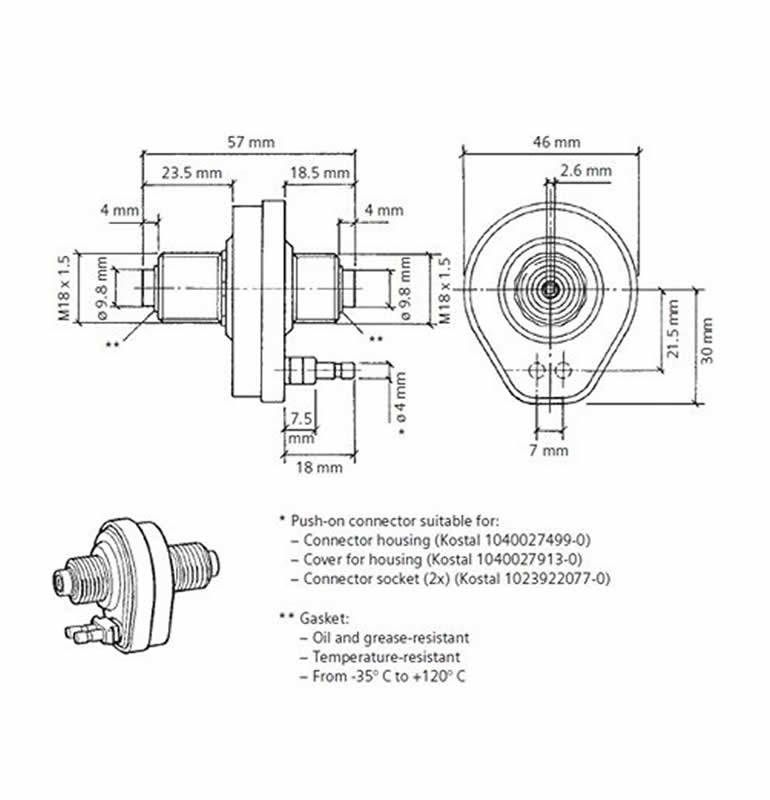 VDO Blocking oscillator tacho - speed sender